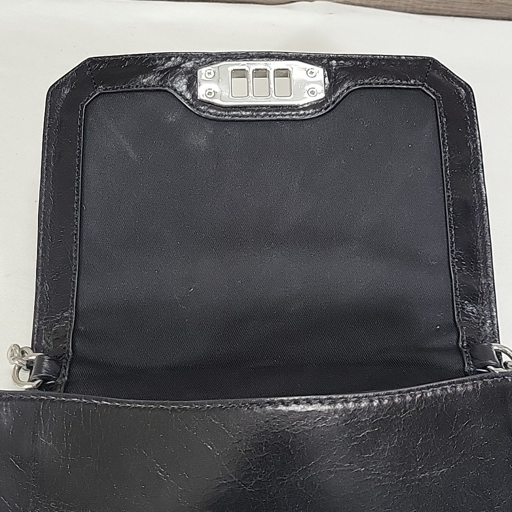 Rebecca Minkoff Black Quilted Studded Leather Crossbody Shoulder Bag - Picture 12 of 14